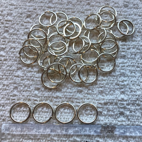 Jump Rings silver base metal - Picture 7 of 11